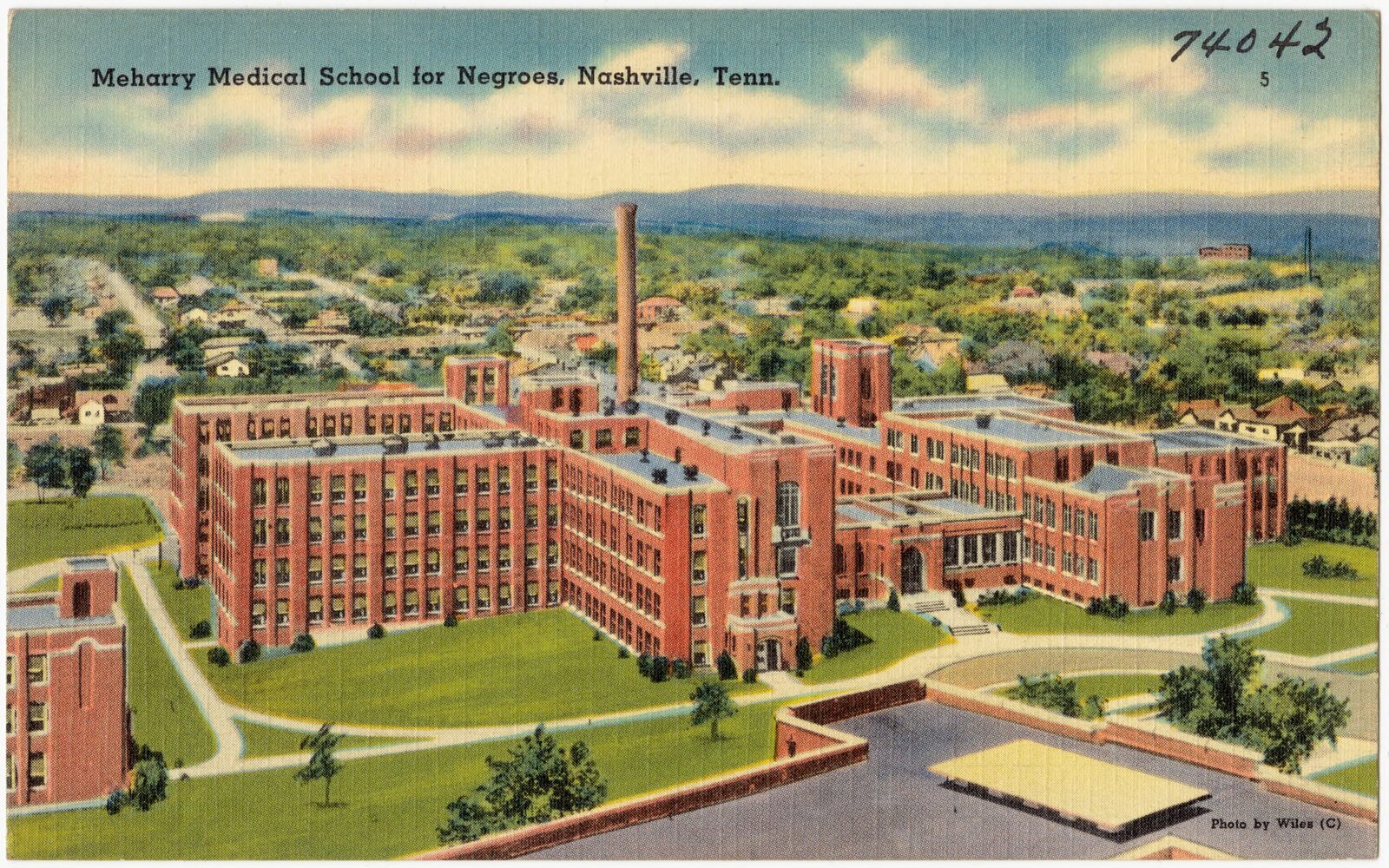 Meharry Medical College in Nashville, Tennessee — 147 of its windows were blown out by the blast across the street