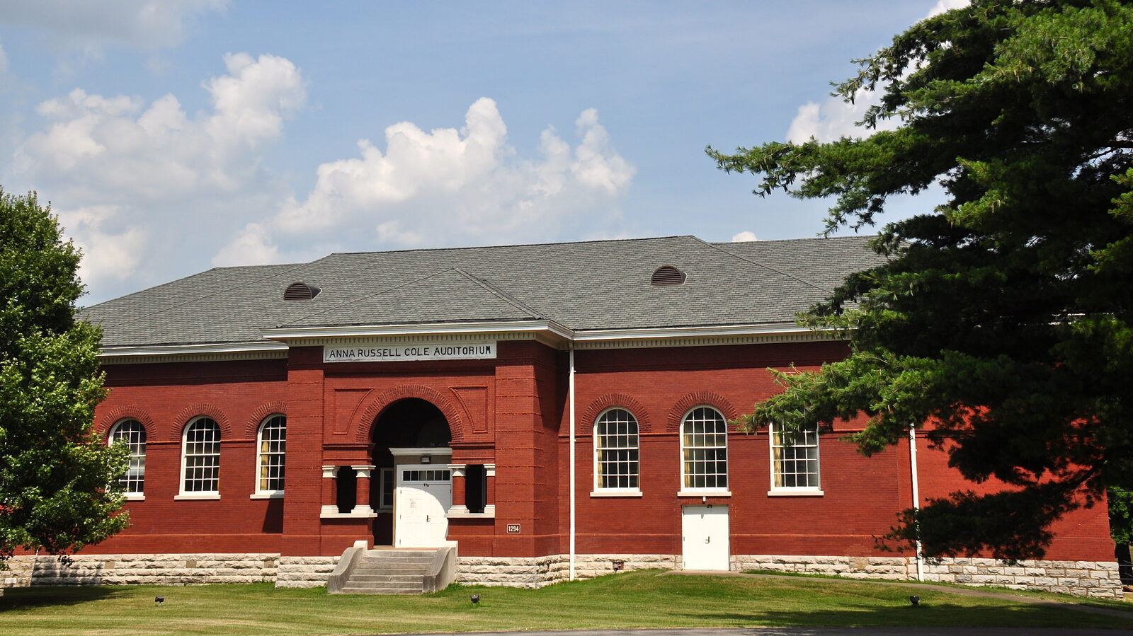 The Anna Russell Cole Auditorium, built 1894, on the Tennessee Preparatory School campus